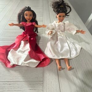 Elegant Princess Doll Set - Red and White